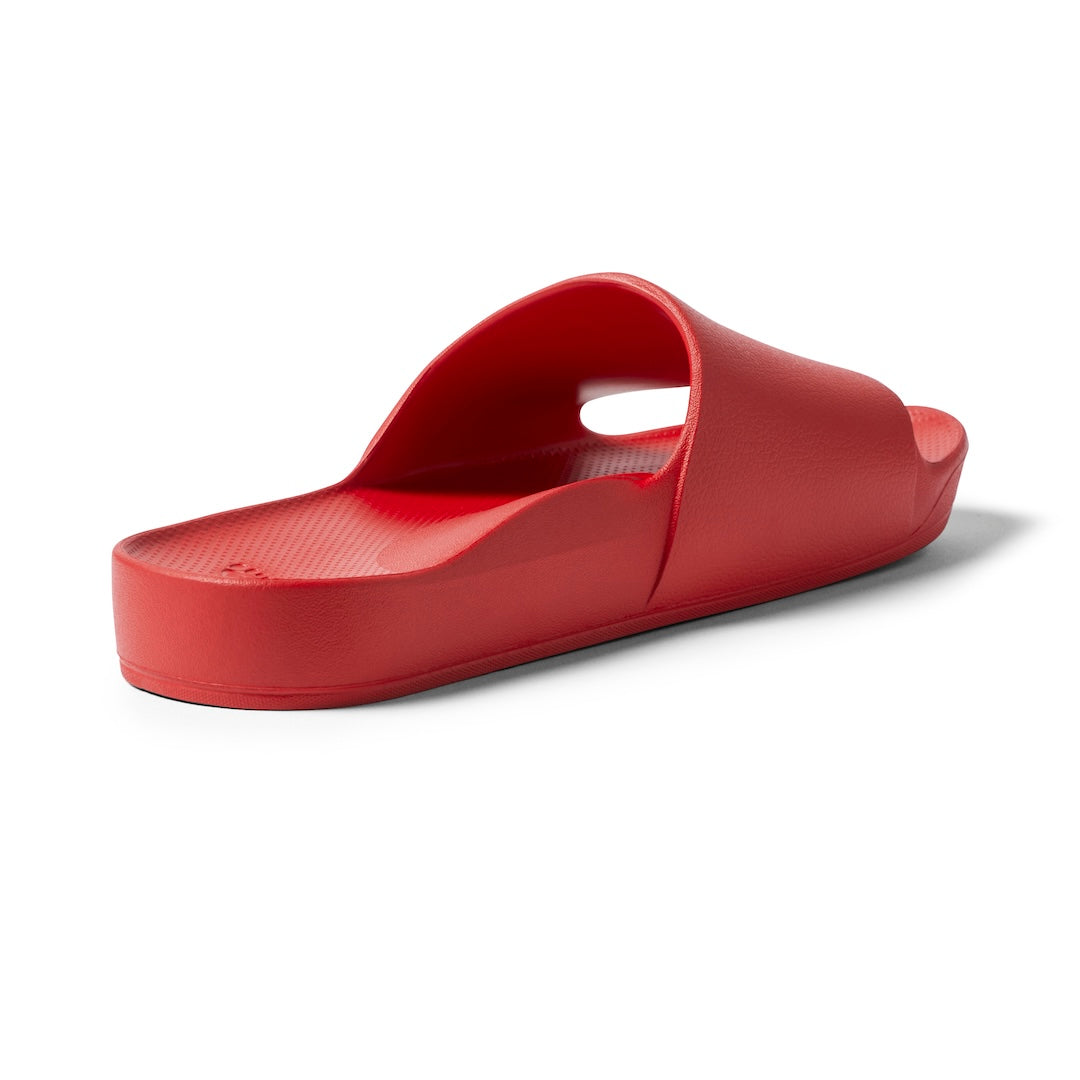 Chili Red Classic Arch Support Slides