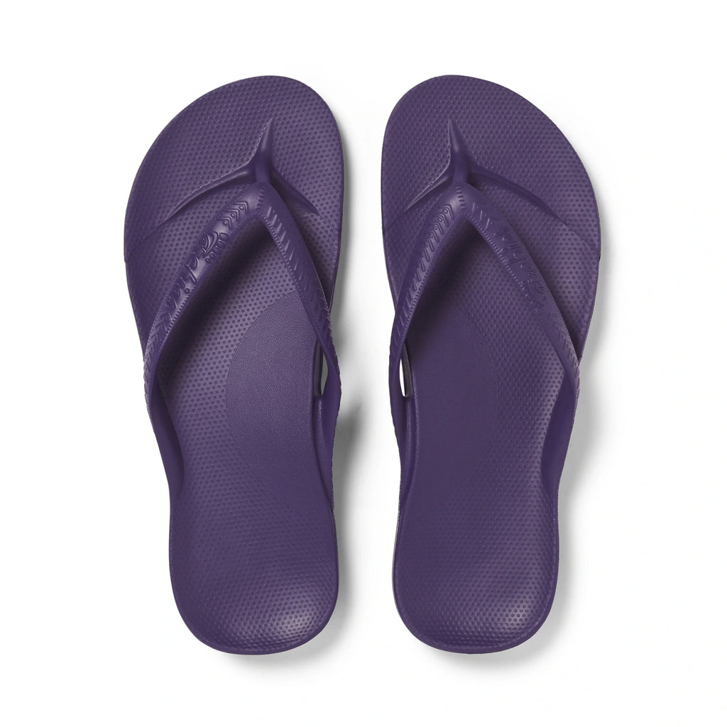 Arch Support Flip Flops - Classic - Acai Purple