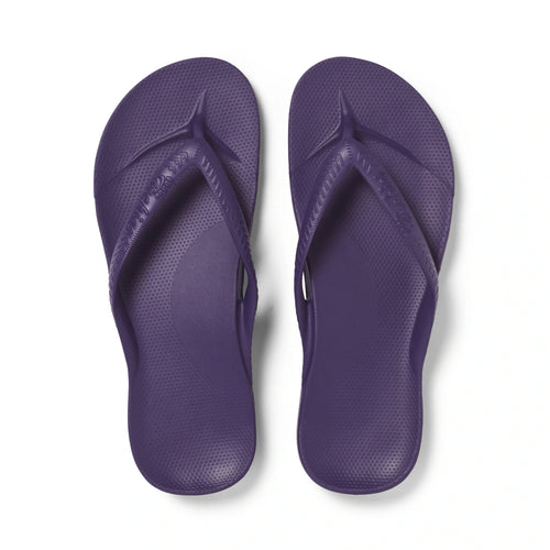 Arch Support Flip Flops - Classic - Acai Purple