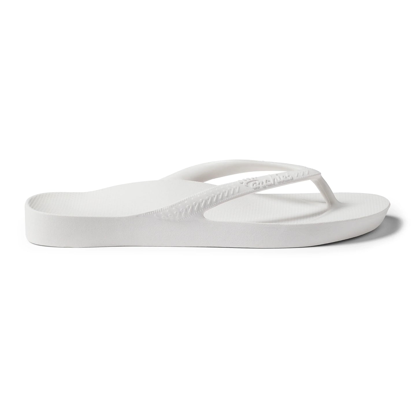 White Classic Arch Support Flip-Flops