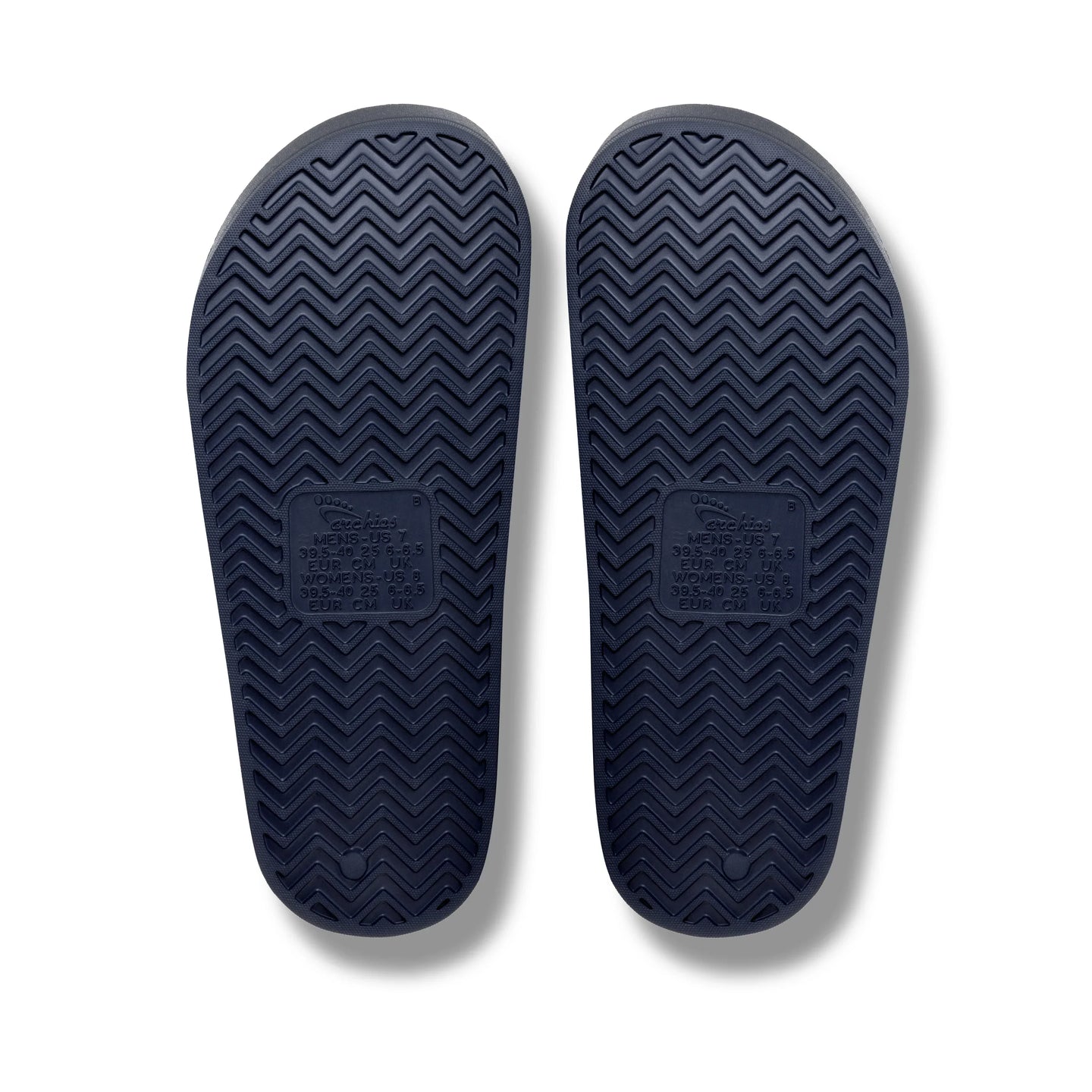 Navy Classic Arch Support Slides