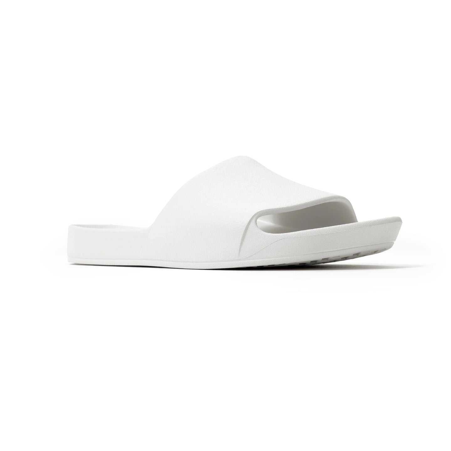 White Classic Arch Support Slides